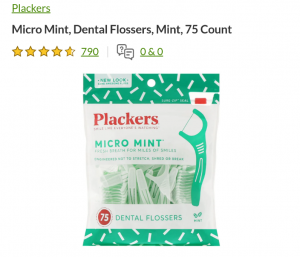 Flossers for single-arm dental hygiene